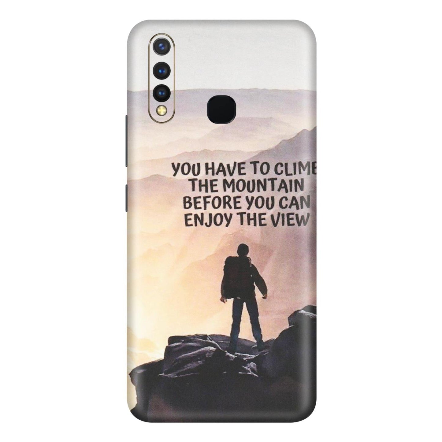 VIVO Y Series Phone Skins (All Models) - Motivational Hiking Mountain - Matte Finish (M-28)