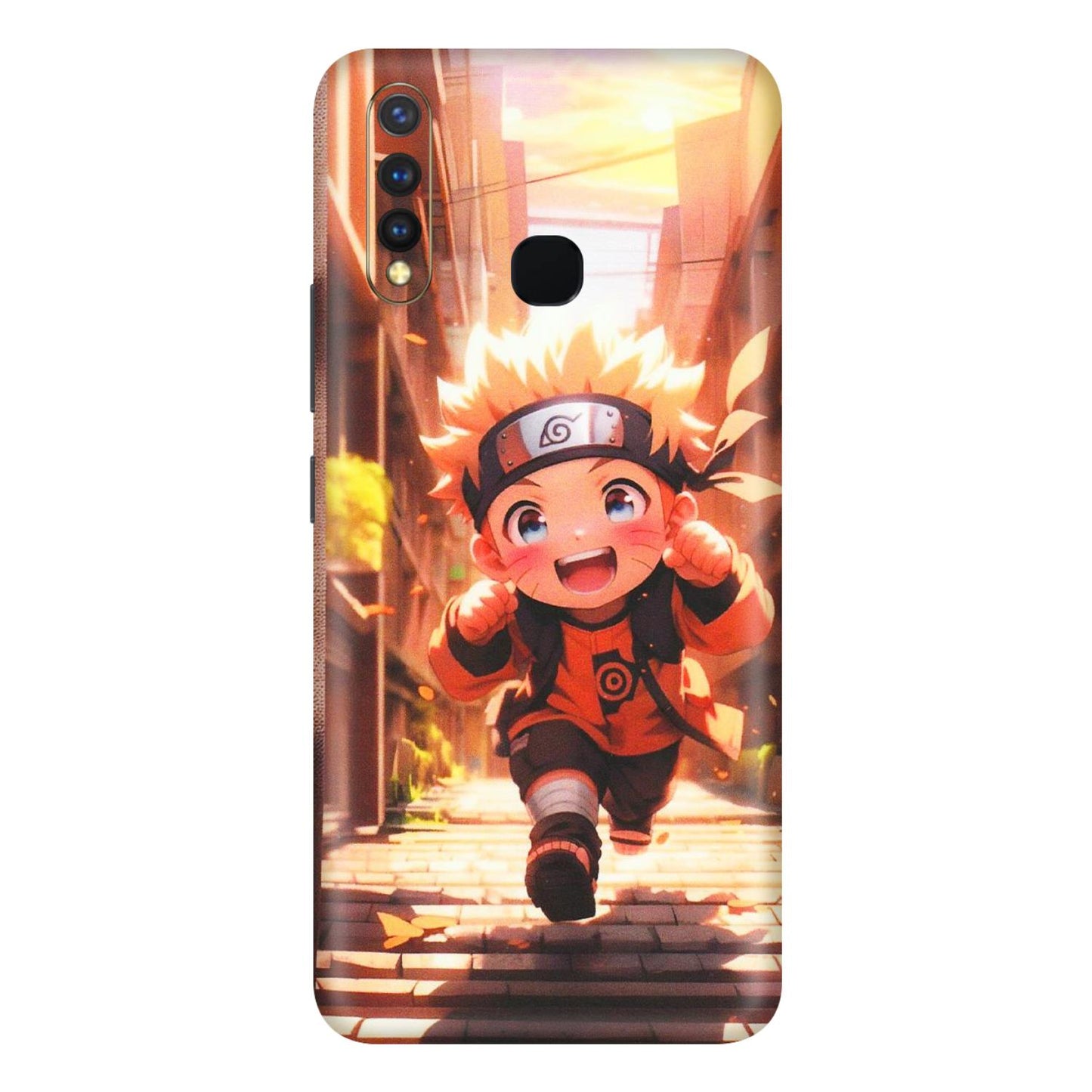 VIVO Y Series Phone Skins (All Models) - Naruto Cute Toon Running - Matte Finish (M-04) Vivo Y19