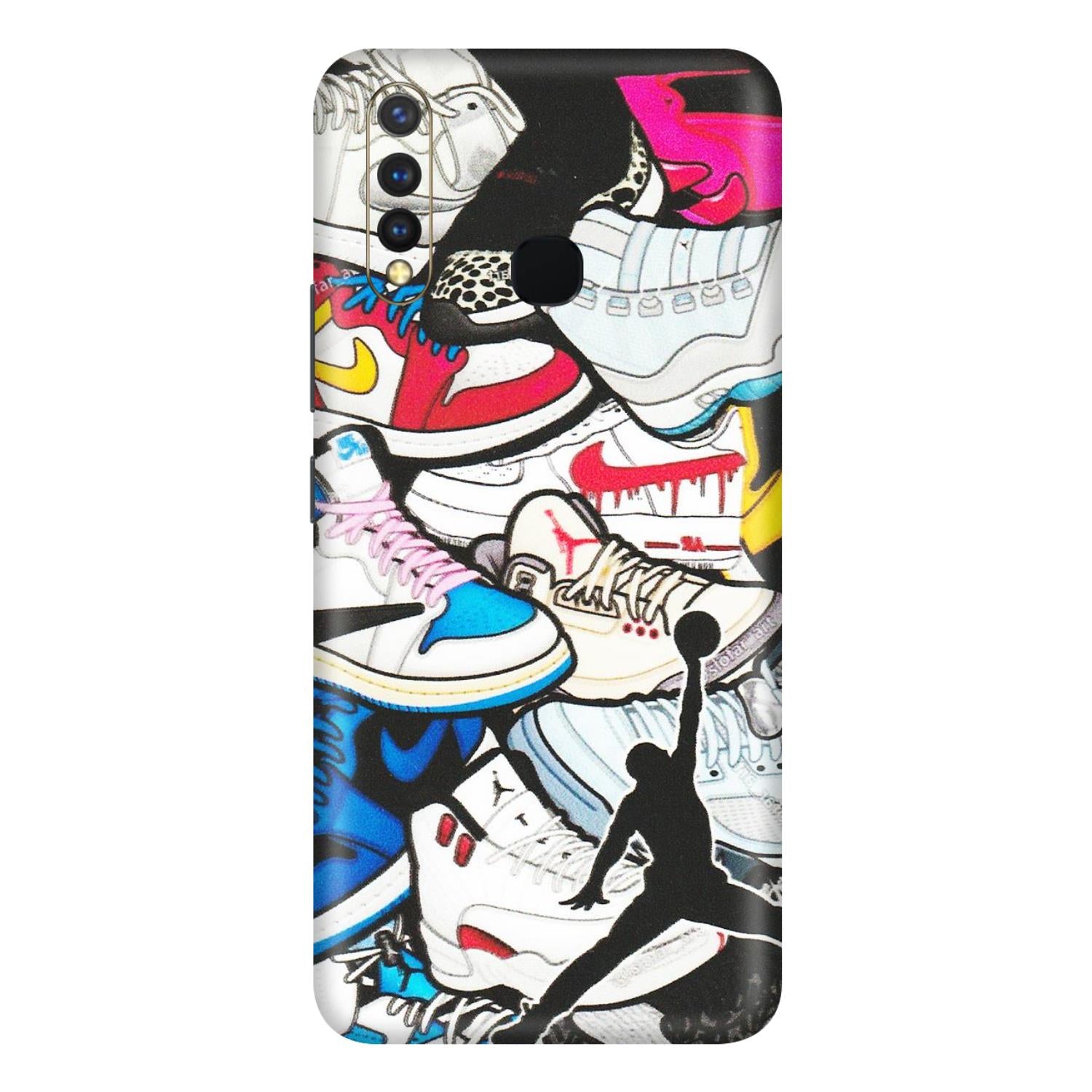 VIVO Y Series Phone Skins (All Models) - Jordan Sneakers Fan - Matte Finish (M-80) Vivo Y19