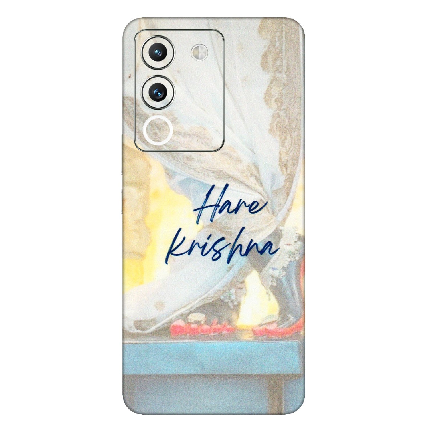 VIVO Y Series Phone Skins (All Models) - Hare Krishna - 3D Embossed Finish (L-03) Vivo Y200 (5G)