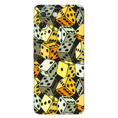 VIVO Y Series Phone Skins (All Models) - Dices Of Life - 3D Embossed Finish (L-04) Vivo Y200 (5G)