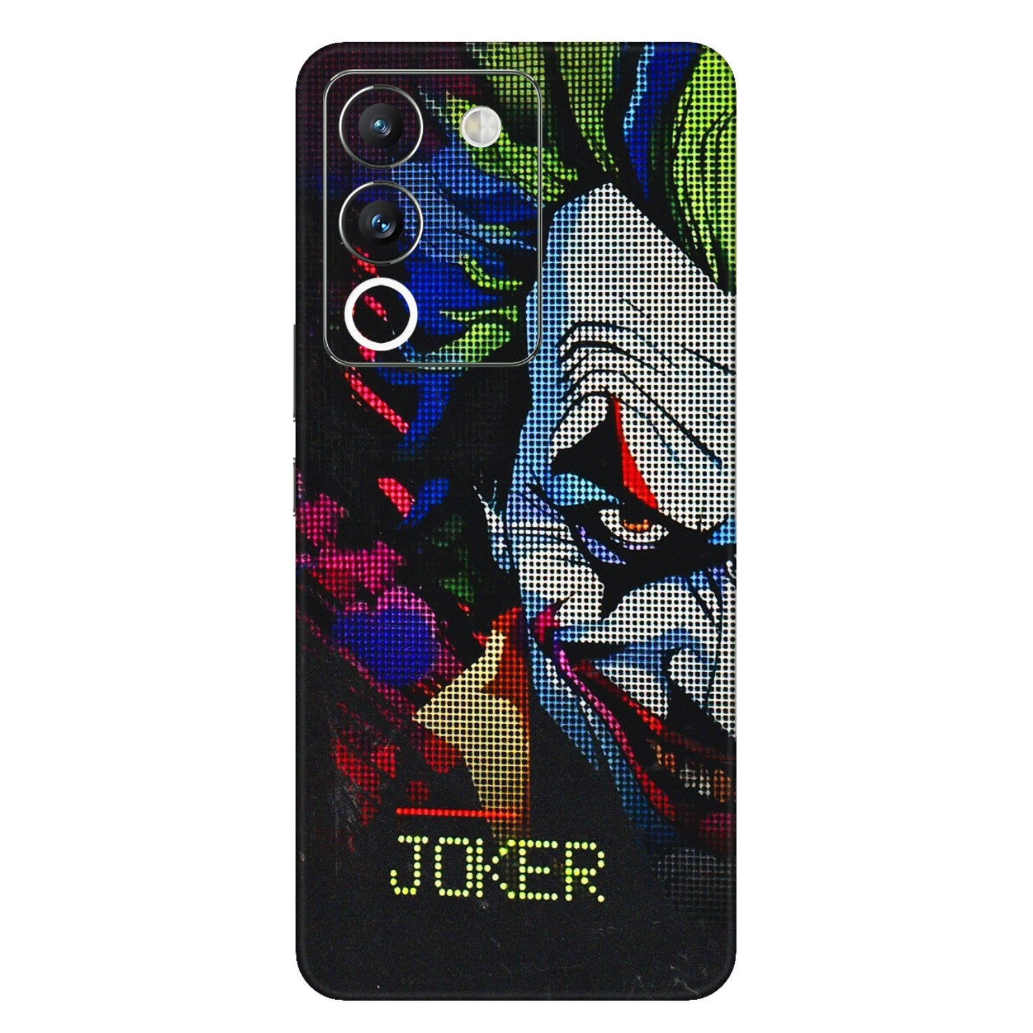 VIVO Y Series Phone Skins (All Models) - Joker Dot Matrix - 3D Embossed Finish (L-08) Vivo Y200 (5G)