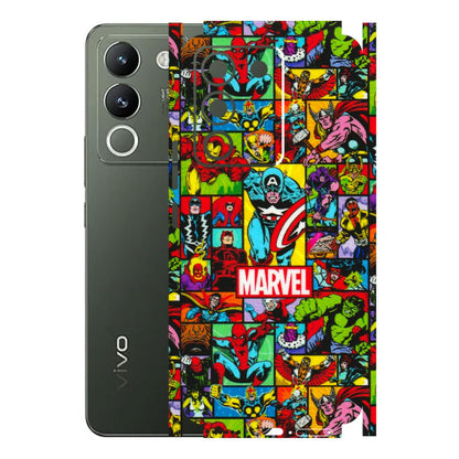 VIVO Y Series Phone Skins (All Models) - MARVELOUS Comic Characters - 3D Embossed Finish (L-129) Vivo Y200 (5G)