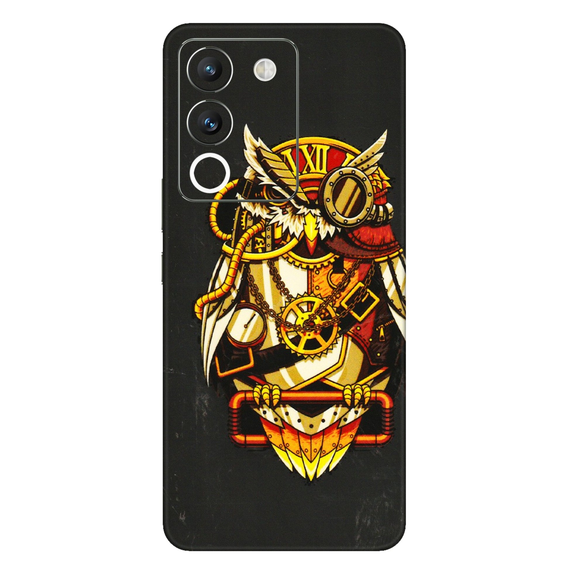 VIVO Y Series Phone Skins (All Models) - Classy Smart Owl - 3D Embossed Finish (L-144) Vivo Y200 (5G)