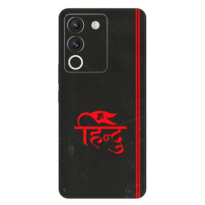 VIVO Y Series Phone Skins (All Models) - Hindu Black - 3D Embossed Finish (L-153) Vivo Y200 (5G)