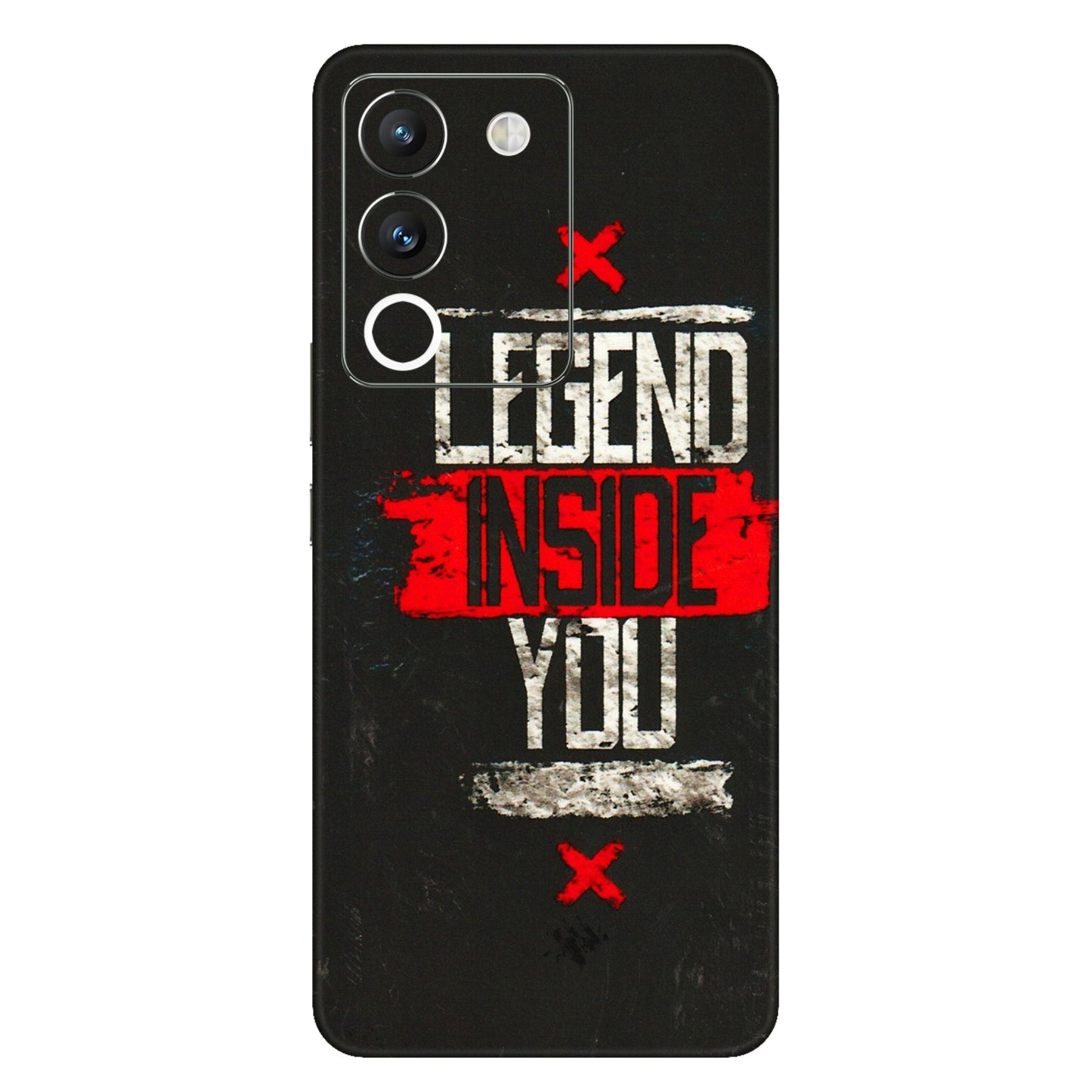 VIVO Y Series Phone Skins (All Models) - Legend Inside You - 3D Embossed Finish (L-186) Vivo Y200 (5G)
