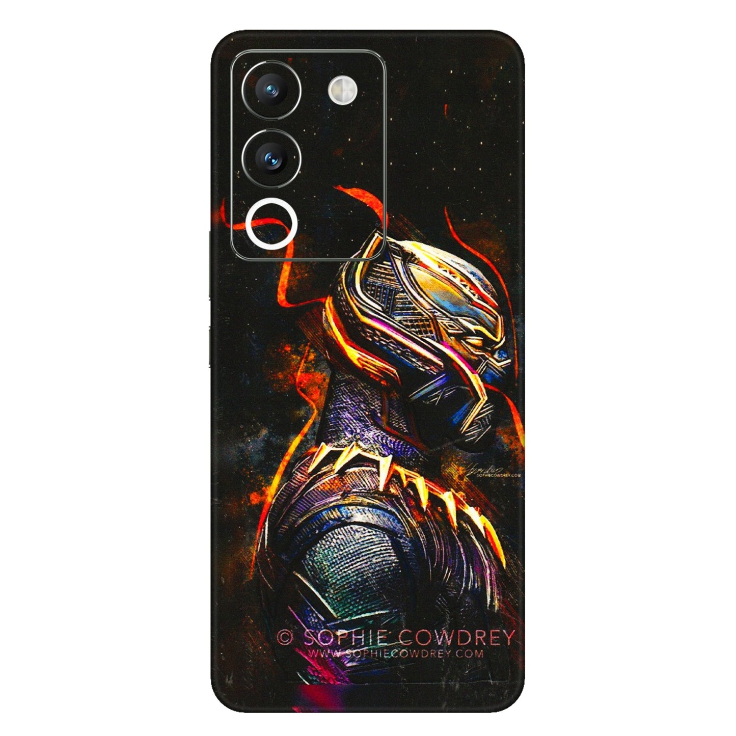 VIVO Y Series Phone Skins (All Models) - Black Panther - 3D Embossed Finish (L-190) Vivo Y200 (5G)