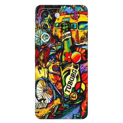 VIVO Y Series Phone Skins (All Models) - Cool Beer Bottle - 3D Embossed Finish (L-193) Vivo Y200 (5G)