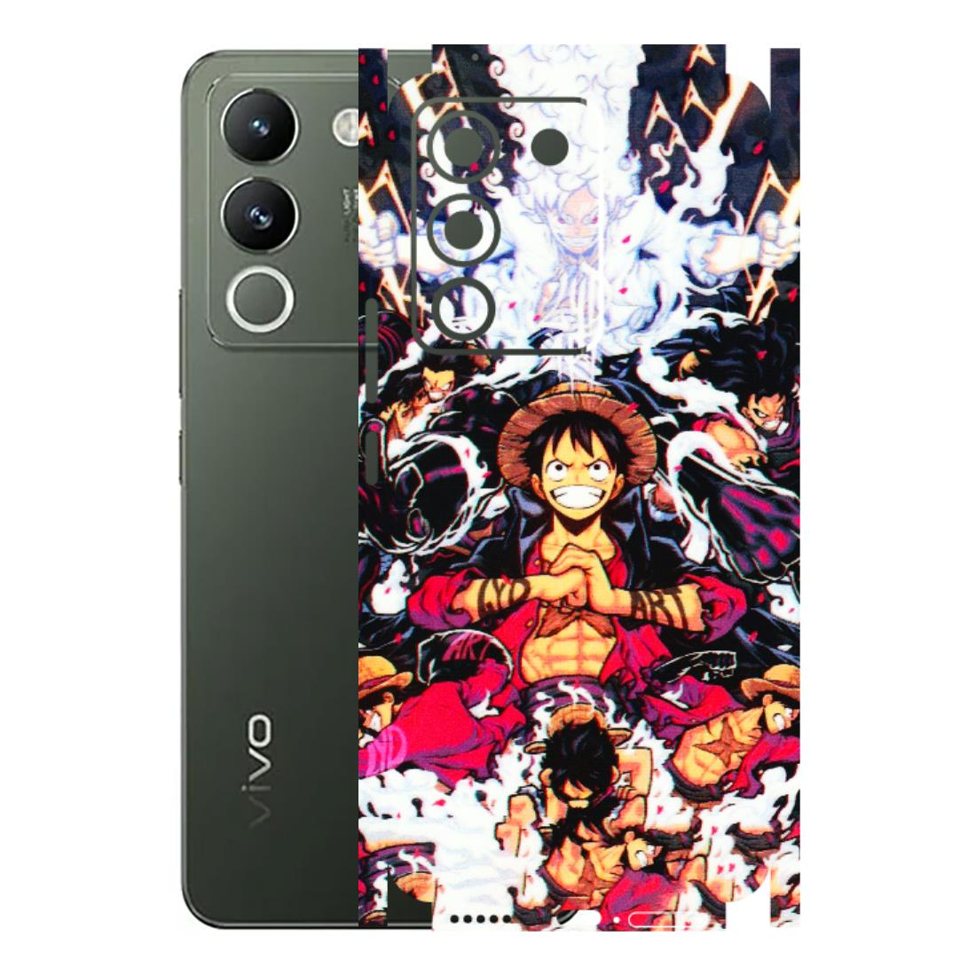 VIVO Y Series Phone Skins (All Models) - Luffy Anime Character - 3D Embossed Finish (L-203) Vivo Y200 (5G)