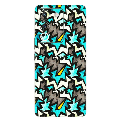 VIVO Y Series Phone Skins (All Models) - Funky Zig Zag - 3D Embossed Finish (L-223) Vivo Y200 (5G)