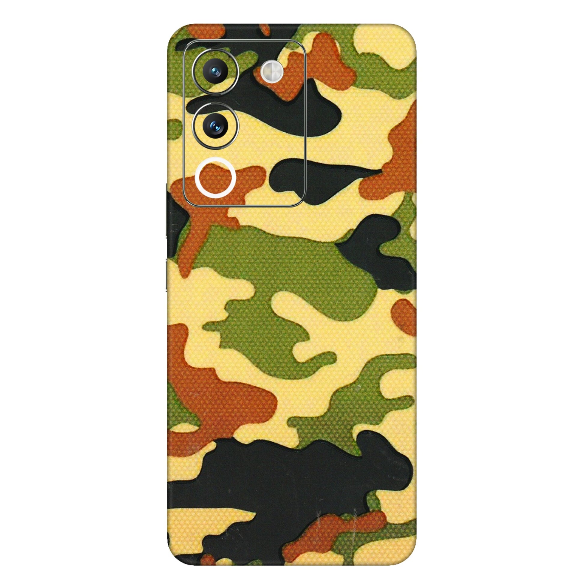 VIVO Y Series Phone Skins (All Models) - Indian Military - 3D Embossed Finish (L-234) Vivo Y200 (5G)