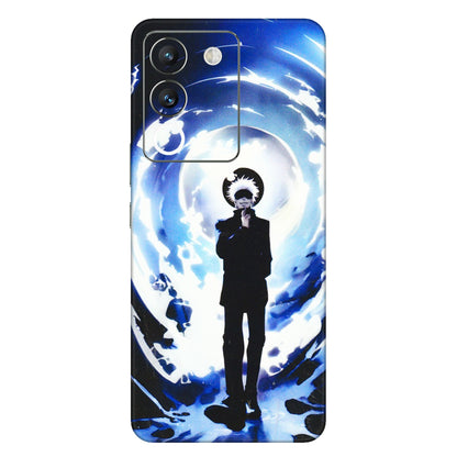 VIVO Y Series Phone Skins (All Models) - Satoru Gojo Dark Blue - 3D Embossed Finish (L-235) Vivo Y200 (5G)