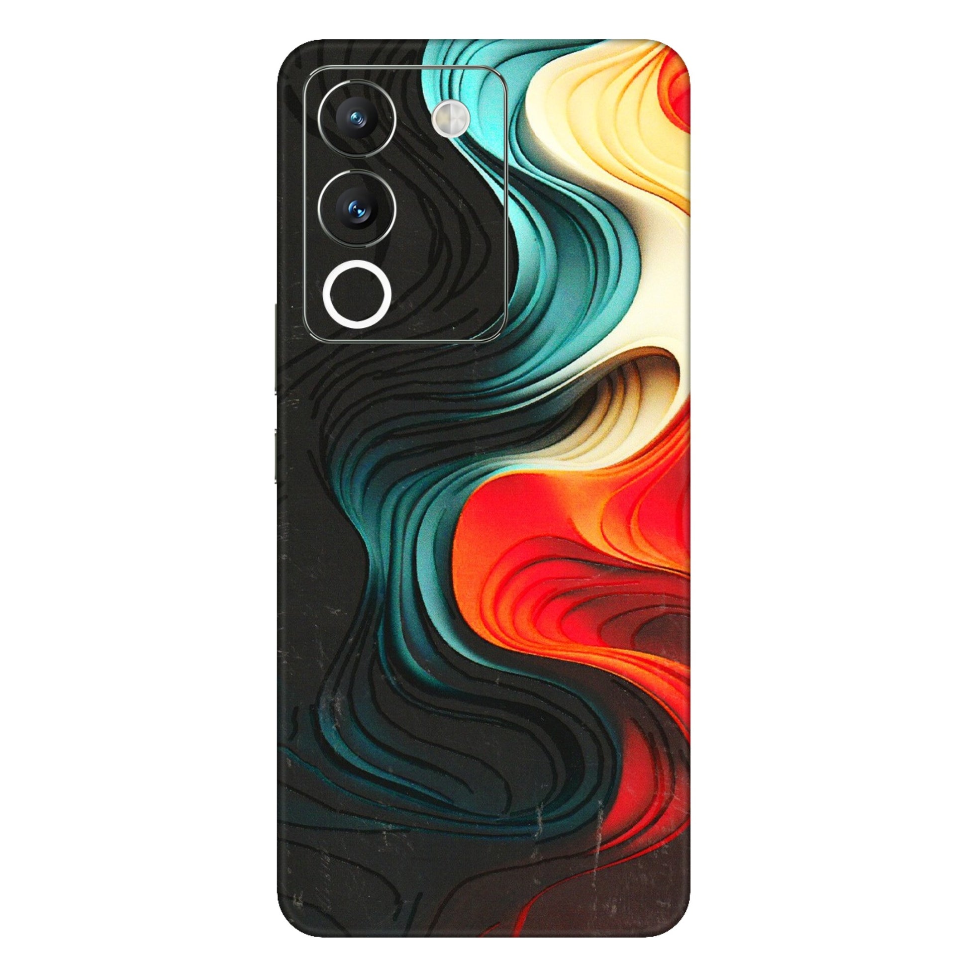 VIVO Y Series Phone Skins (All Models) - The Silky Swirl - 3D Embossed Finish (L-240) Vivo Y200 (5G)