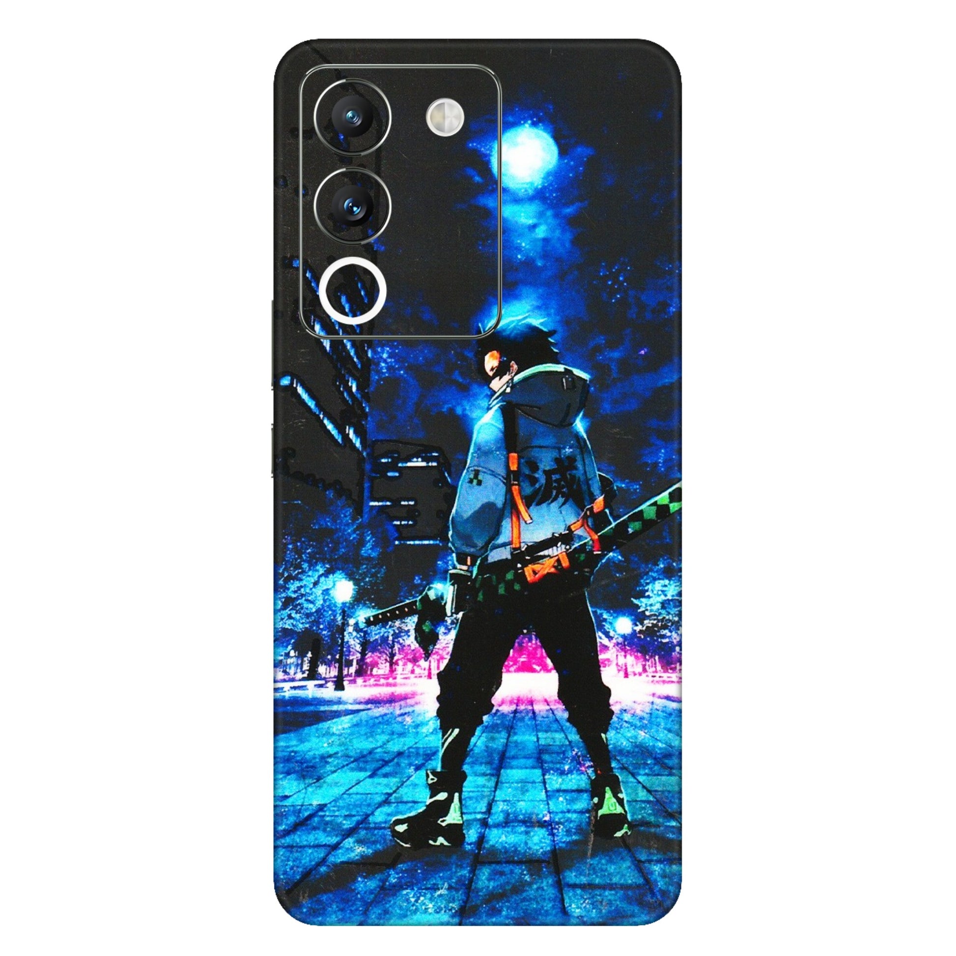 VIVO Y Series Phone Skins (All Models) - Demon Slayer Sword - 3D Embossed Finish (L-247) Vivo Y200 (5G)