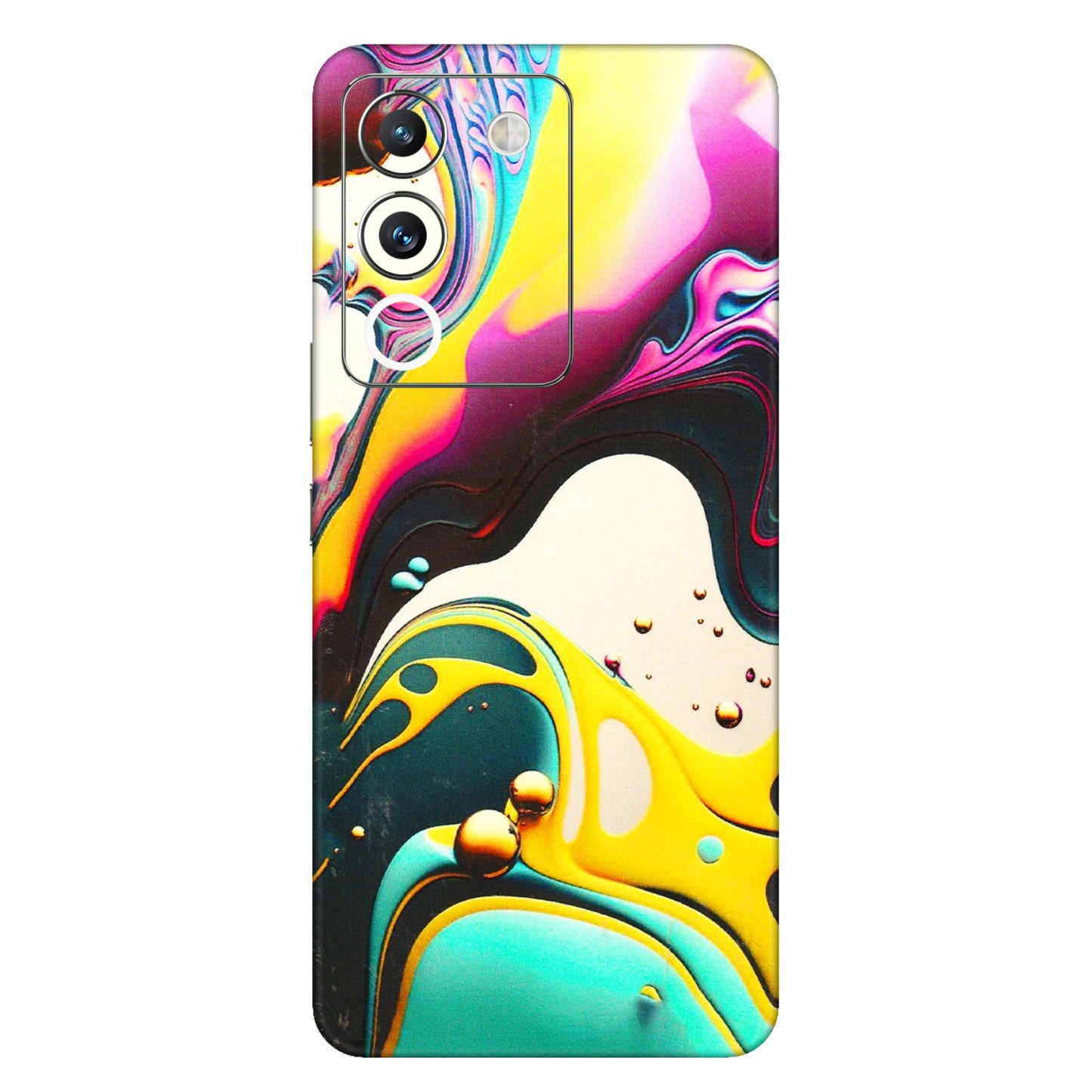 VIVO Y Series Phone Skins (All Models) - Multicolor Abstract pattern - 3D Embossed Finish (L-254) Vivo Y200 (5G)