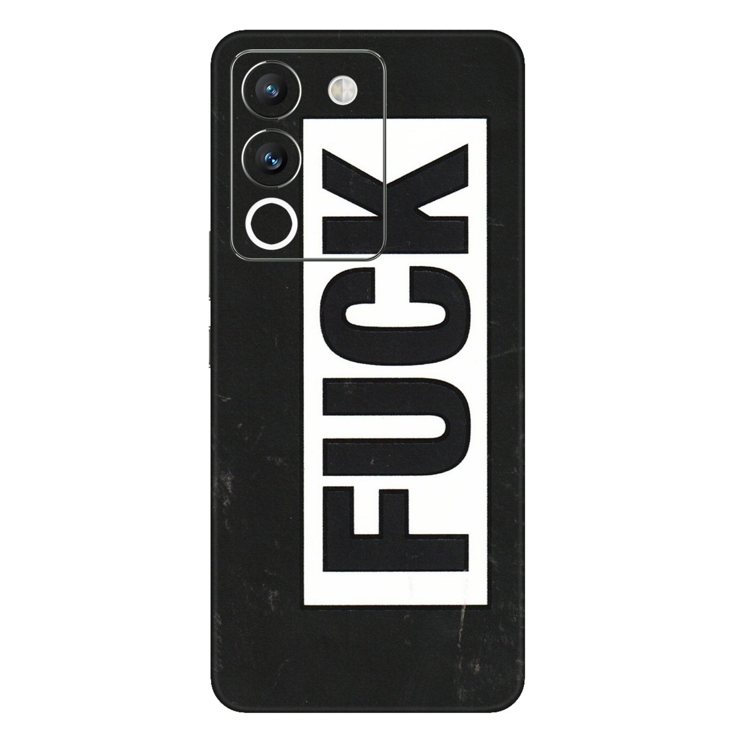 VIVO Y Series Phone Skins (All Models) - The F Word - 3D Embossed Finish (L-255) Vivo Y200 (5G)