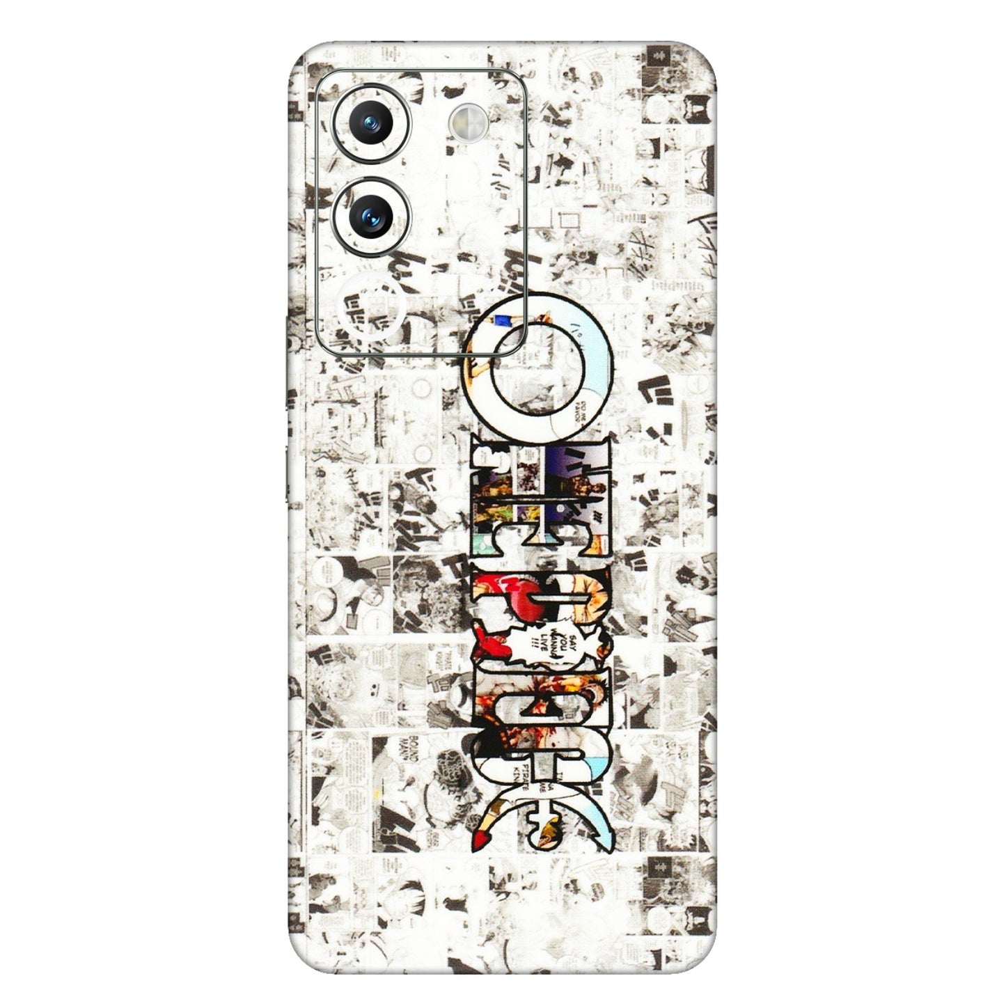 VIVO Y Series Phone Skins (All Models) - One Piece Manga - 3D Embossed Finish (L-26) Vivo Y200 (5G)