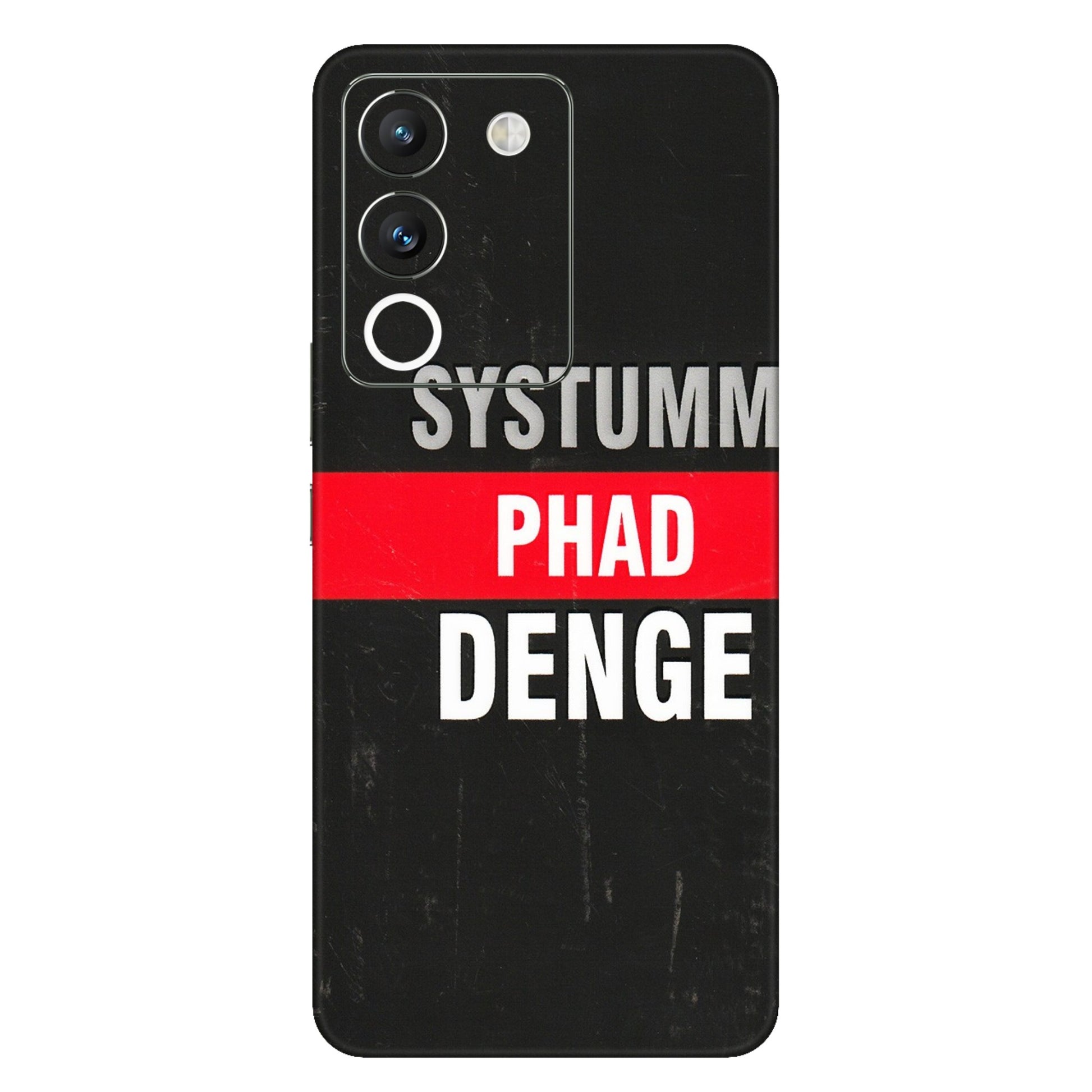 VIVO Y Series Phone Skins (All Models) - Systumm Phad Denge - 3D Embossed Finish (L-278) Vivo Y200 (5G)