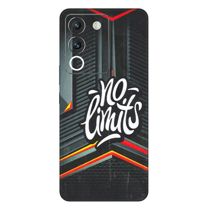 VIVO Y Series Phone Skins (All Models) - No Limits - 3D Embossed Finish (L-286) Vivo Y200 (5G)