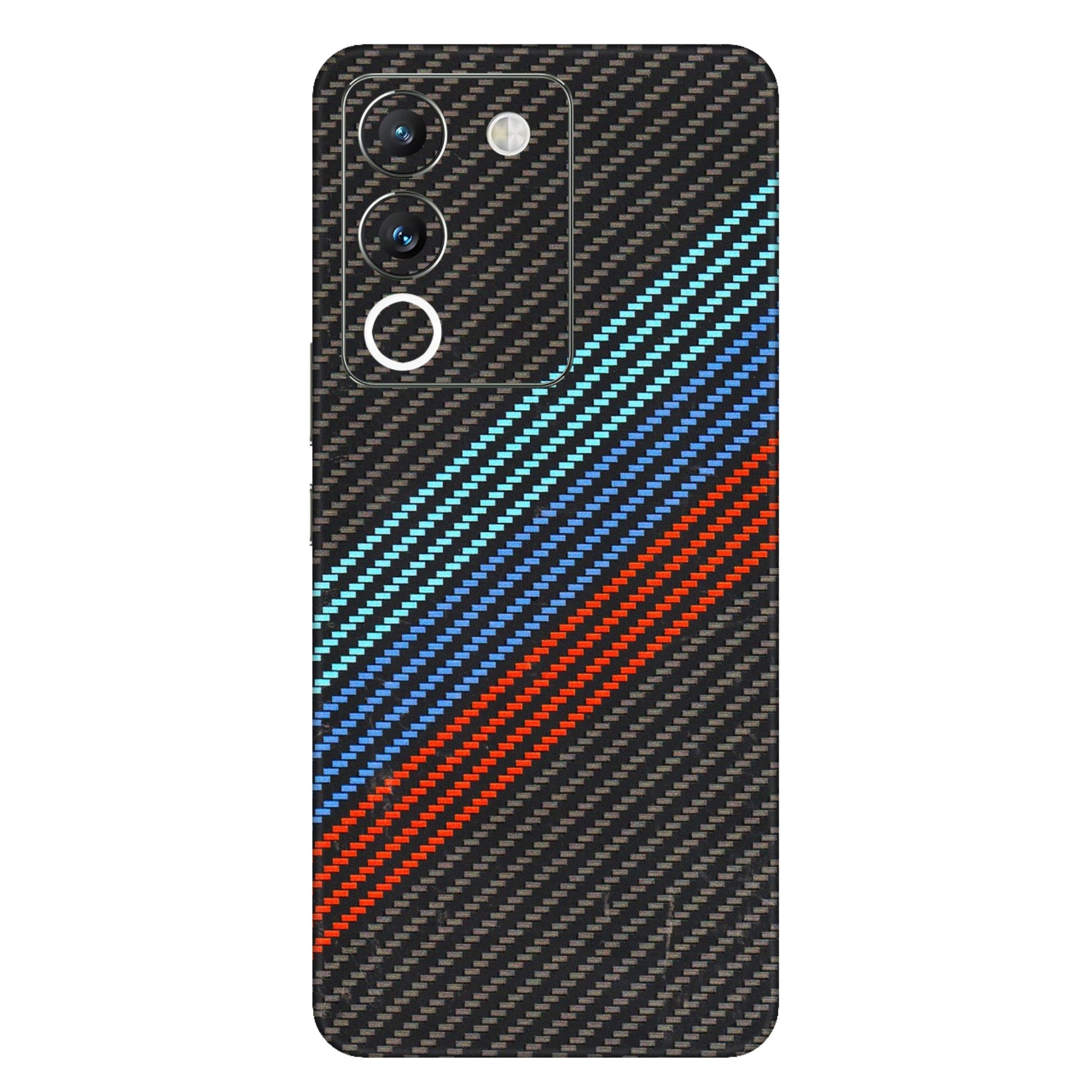 VIVO Y Series Phone Skins (All Models) - Carbon BM - 3D Embossed Finish (L-302) Vivo Y200 (5G)