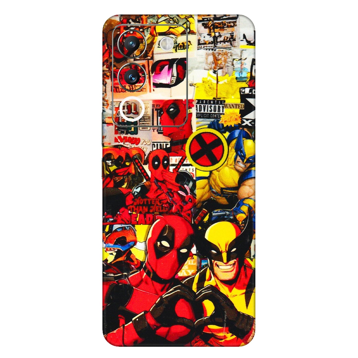 VIVO Y Series Phone Skins (All Models) - Spidy Wolverine - 3D Embossed Finish (L-310) Vivo Y200 (5G)