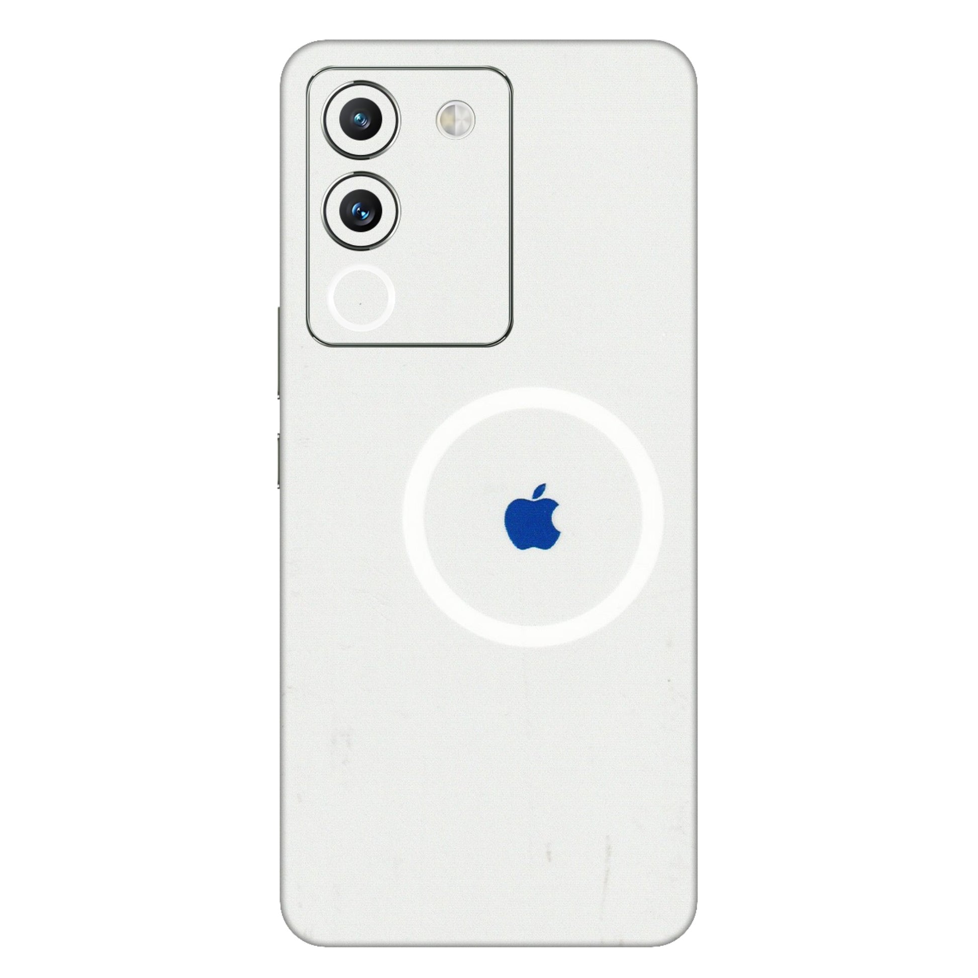 VIVO Y Series Phone Skins (All Models) - iPhone Magsafe Logo - 3D Embossed Finish (L-320) Vivo Y200 (5G)