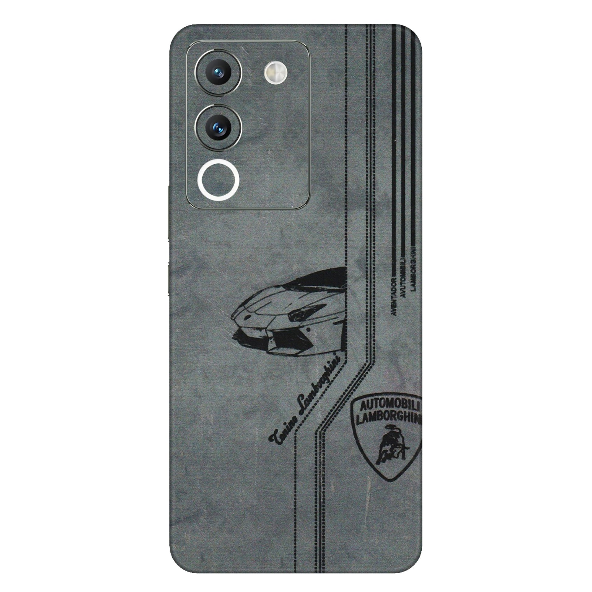 VIVO Y Series Phone Skins (All Models) - New Lamborgini Aventador - 3D Embossed Finish (L-321) Vivo Y200 (5G)