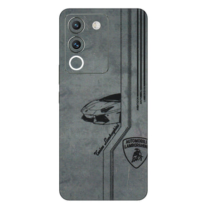 VIVO Y Series Phone Skins (All Models) - New Lamborgini Aventador - 3D Embossed Finish (L-321) Vivo Y200 (5G)