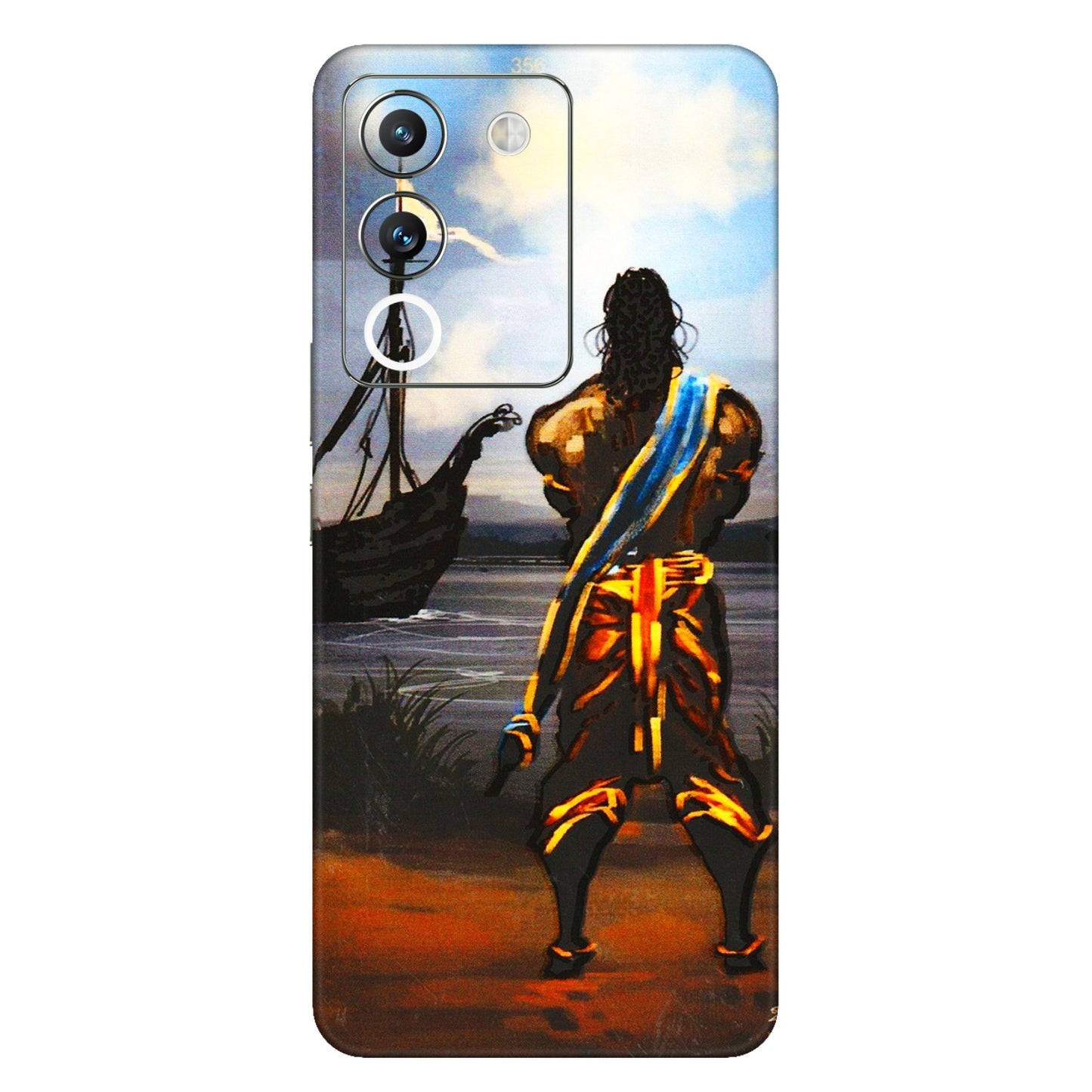 VIVO Y Series Phone Skins (All Models) - Heavenly God Figure - 3D Embossed Finish (L-34) Vivo Y200 (5G)