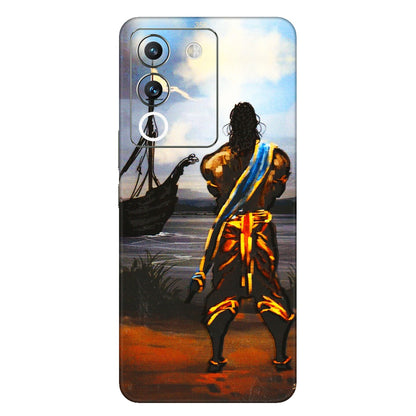 VIVO Y Series Phone Skins (All Models) - Heavenly God Figure - 3D Embossed Finish (L-34) Vivo Y200 (5G)