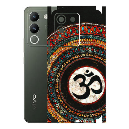 VIVO Y Series Phone Skins (All Models) - Aum Chant Abstract - 3D Embossed Finish (L-42) Vivo Y200 (5G)