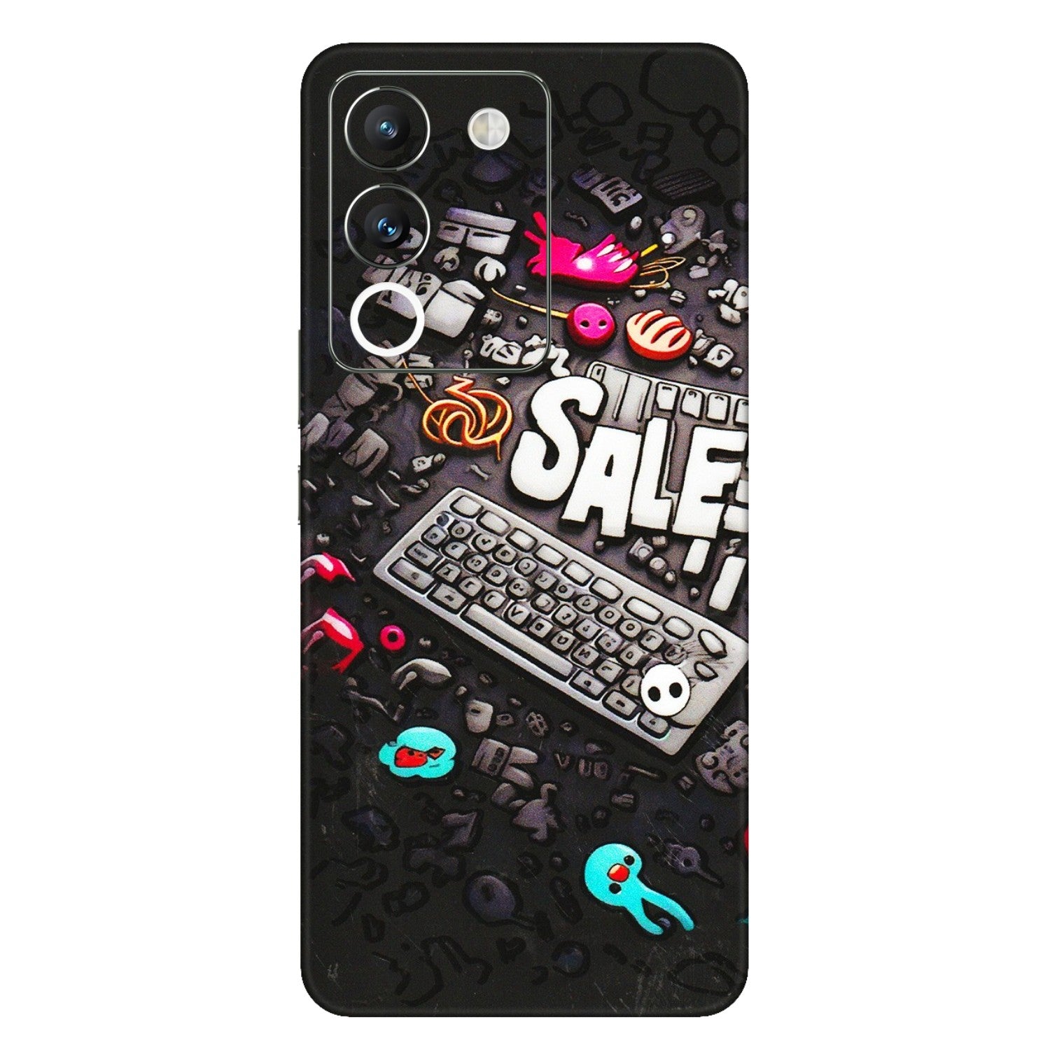 VIVO Y Series Phone Skins (All Models) - Gadgets Sale - 3D Embossed Finish (L-50) Vivo Y200 (5G)