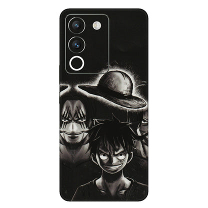 VIVO Y Series Phone Skins (All Models) - Black Luffy Hat - 3D Embossed Finish (L-57) Vivo Y200 (5G)