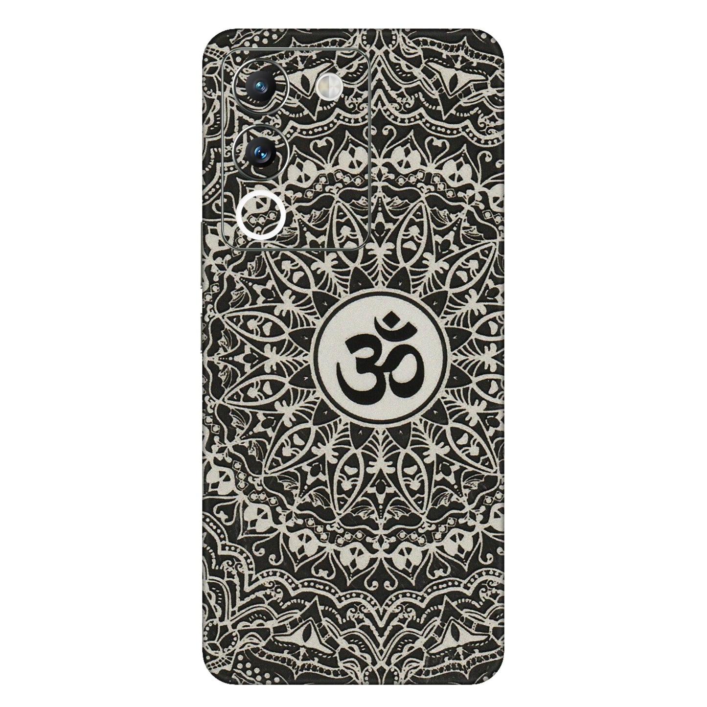 VIVO Y Series Phone Skins (All Models) - Aum Elegant Mandala - 3D Embossed Finish (L-62) Vivo Y200 (5G)