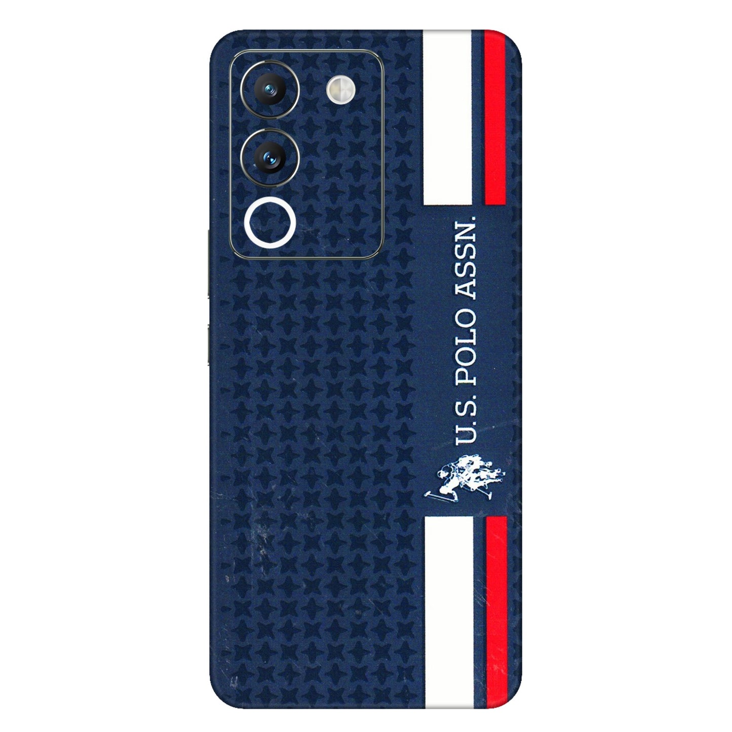 VIVO Y Series Phone Skins (All Models) - US POLO Designer Brand - 3D Embossed Finish (L-65) Vivo Y200 (5G)