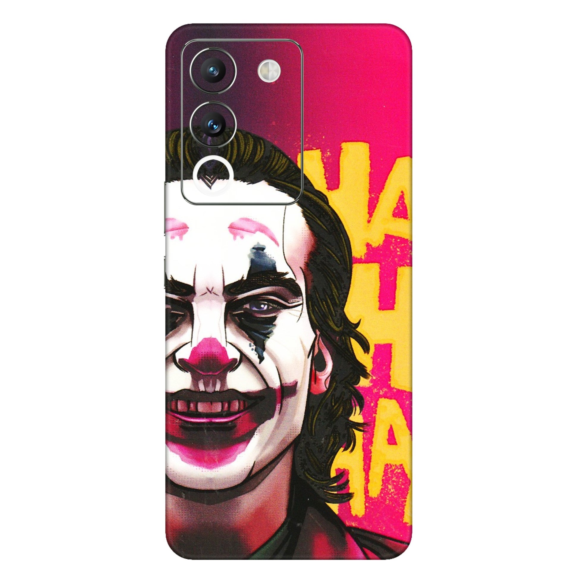 VIVO Y Series Phone Skins (All Models) - Joker Evil Laugh - 3D Embossed Finish (L-97) Vivo Y200 (5G)