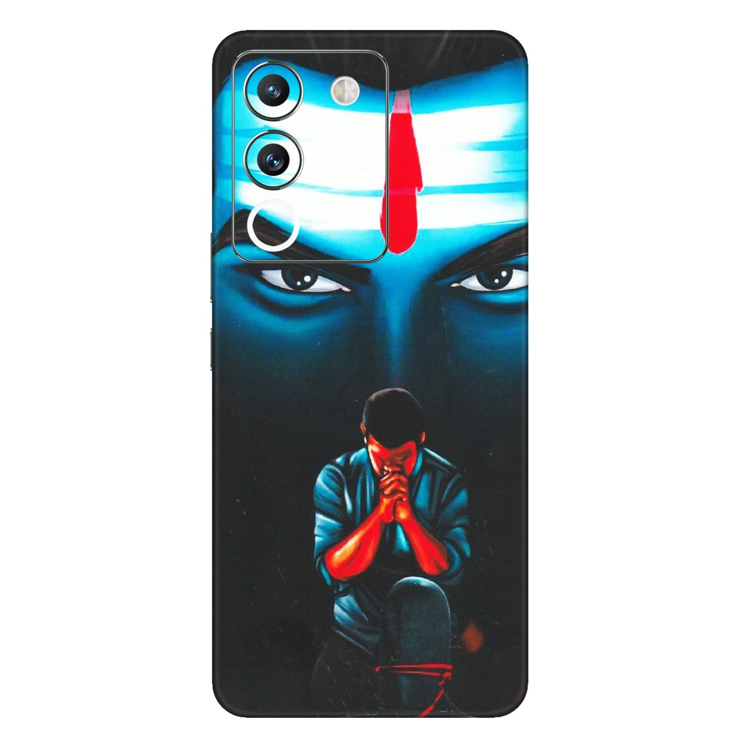 VIVO Y Series Phone Skins (All Models) - Mahakal Bhakt - Matte Finish (M-112) Vivo Y200 (5G)