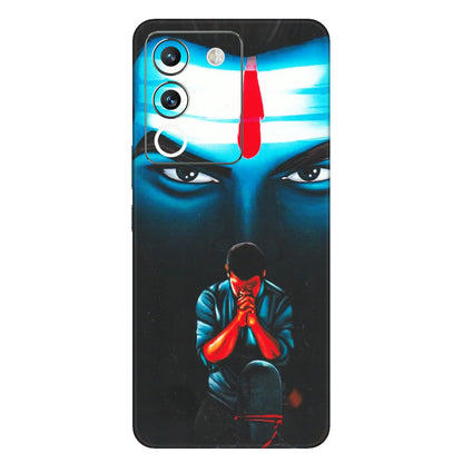 VIVO Y Series Phone Skins (All Models) - Mahakal Bhakt - Matte Finish (M-112) Vivo Y200 (5G)