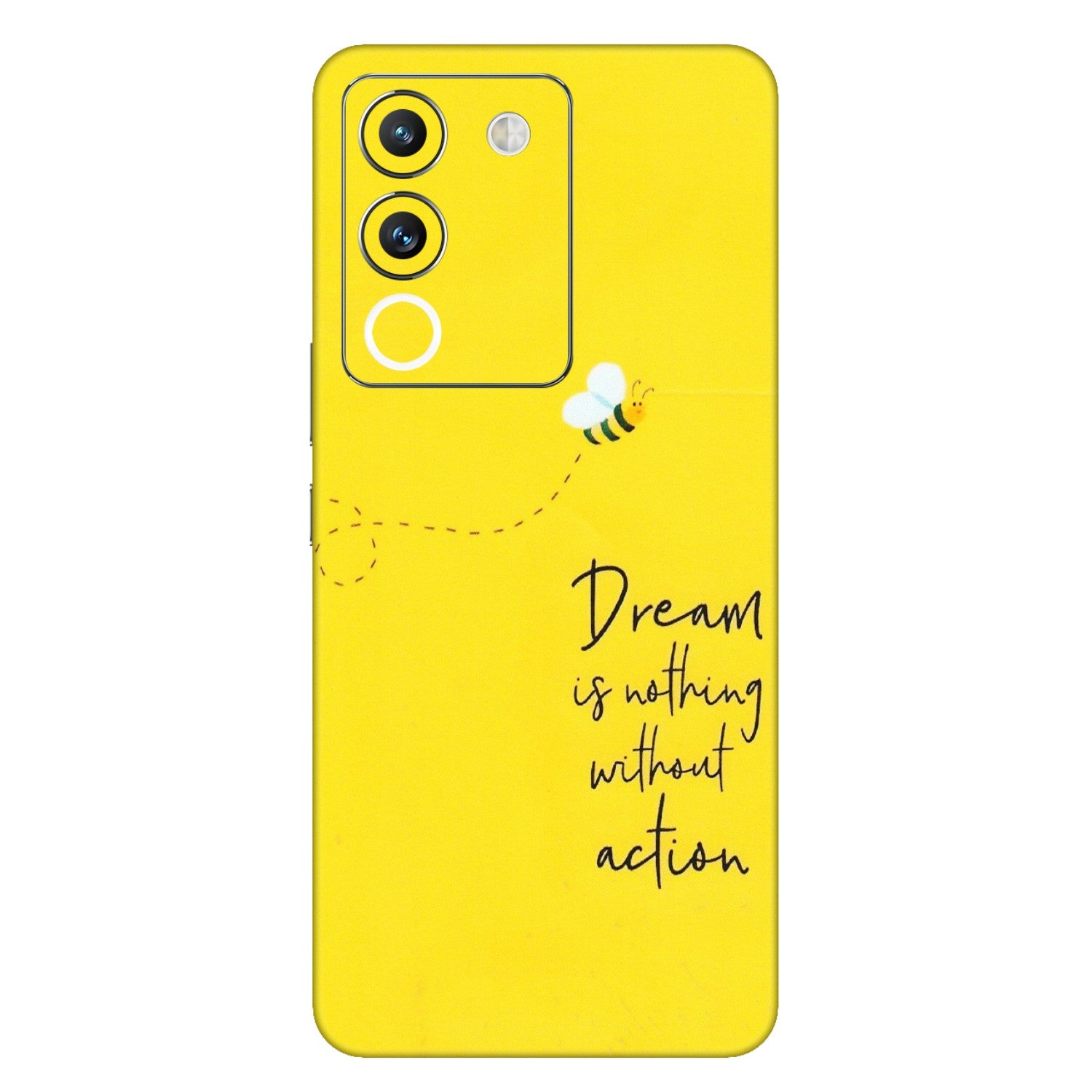 VIVO Y Series Phone Skins (All Models) - Dream Is Nothing Without Action - Matte Finish (M-138) Vivo Y200 (5G)
