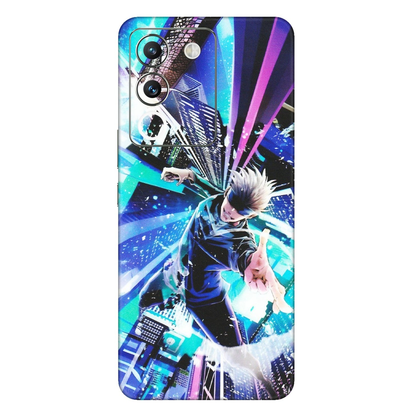 VIVO Y Series Phone Skins (All Models) - Manga Action Jujustu Kaisen Anime - Matte Finish (M-155) Vivo Y200 (5G)