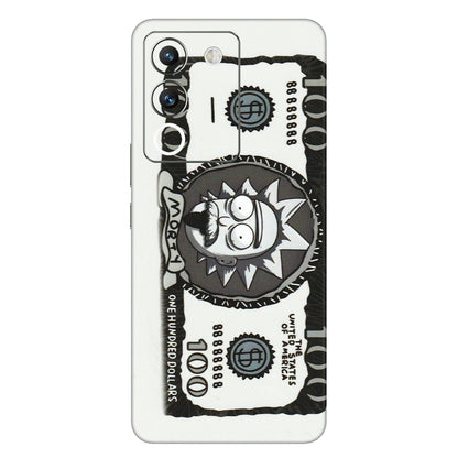 VIVO Y Series Phone Skins (All Models) - Rick And Morty Hundred Dollar Anime - Matte Finish (M-161) Vivo Y200 (5G)