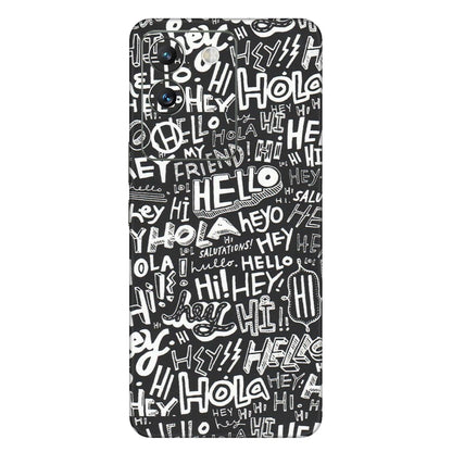 VIVO Y Series Phone Skins (All Models) - Hi Hello Doodles - Matte Finish (M-25)