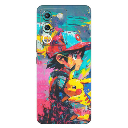 VIVO Y Series Phone Skins (All Models) - Ash & Pikachu - Matte Finish (M-26)