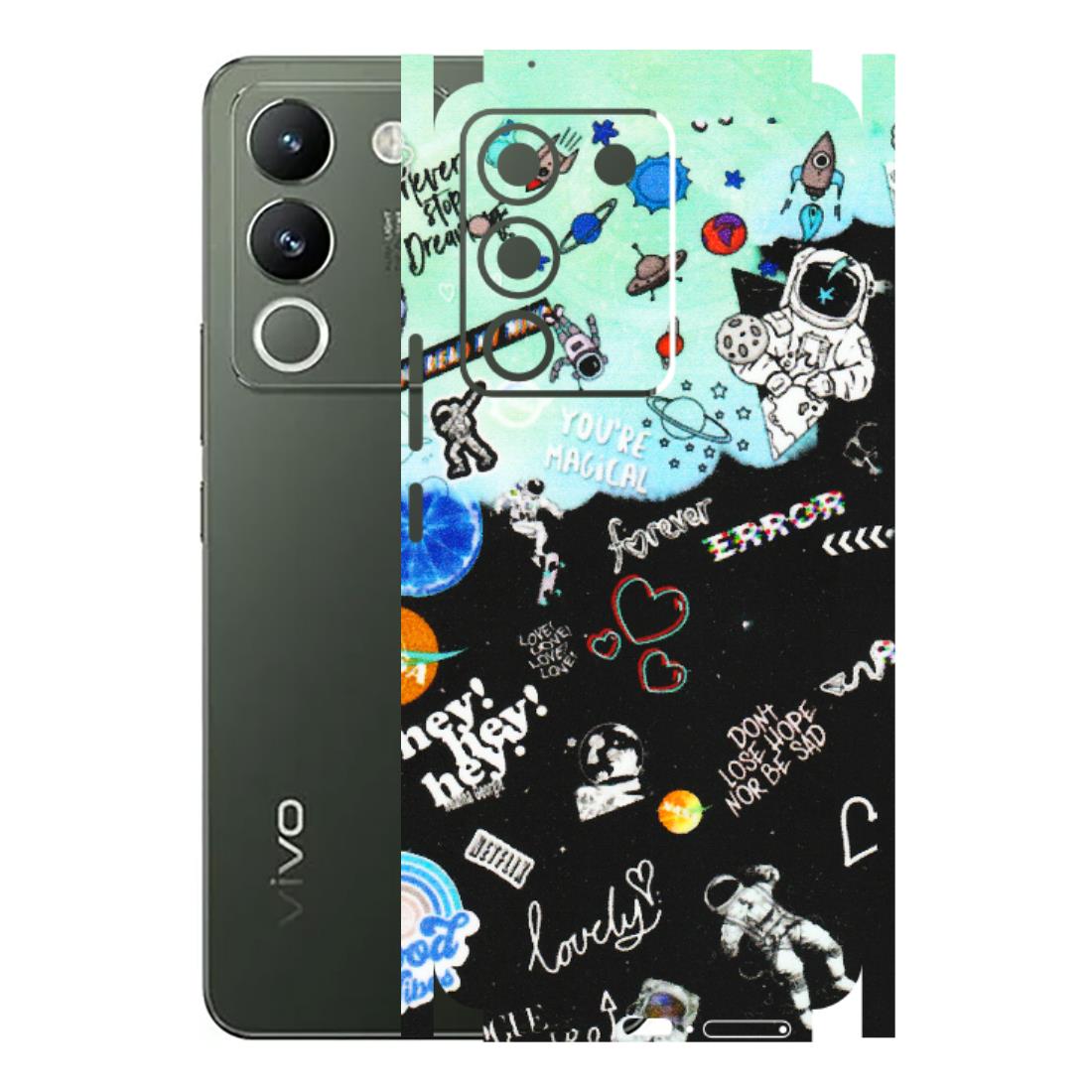 VIVO Y Series Phone Skins (All Models) - Living In A Space Dream - Matte Finish (M-46) Vivo Y200 (5G)