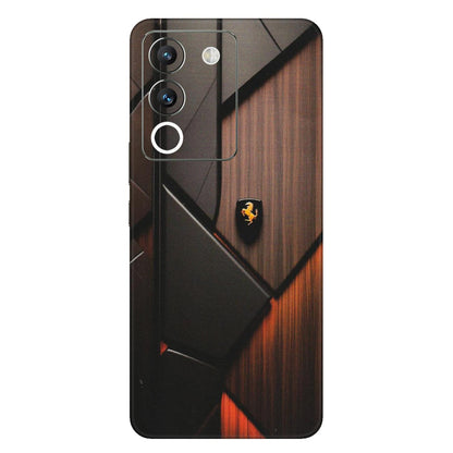 VIVO Y Series Phone Skins (All Models) - Lambo Beauty Wood Pattern Sober - Matte Finish (M-51) Vivo Y200 (5G)