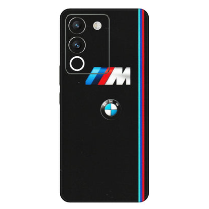 VIVO Y Series Phone Skins (All Models) - Styling With Black BMW - Matte Finish (M-74) Vivo Y200 (5G)