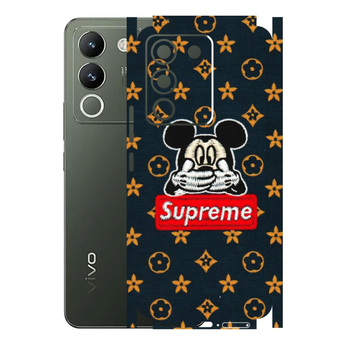VIVO Y Series Phone Skins (All Models) - Mickey Supreme - Matte Finish (M-83) Vivo Y200 (5G)