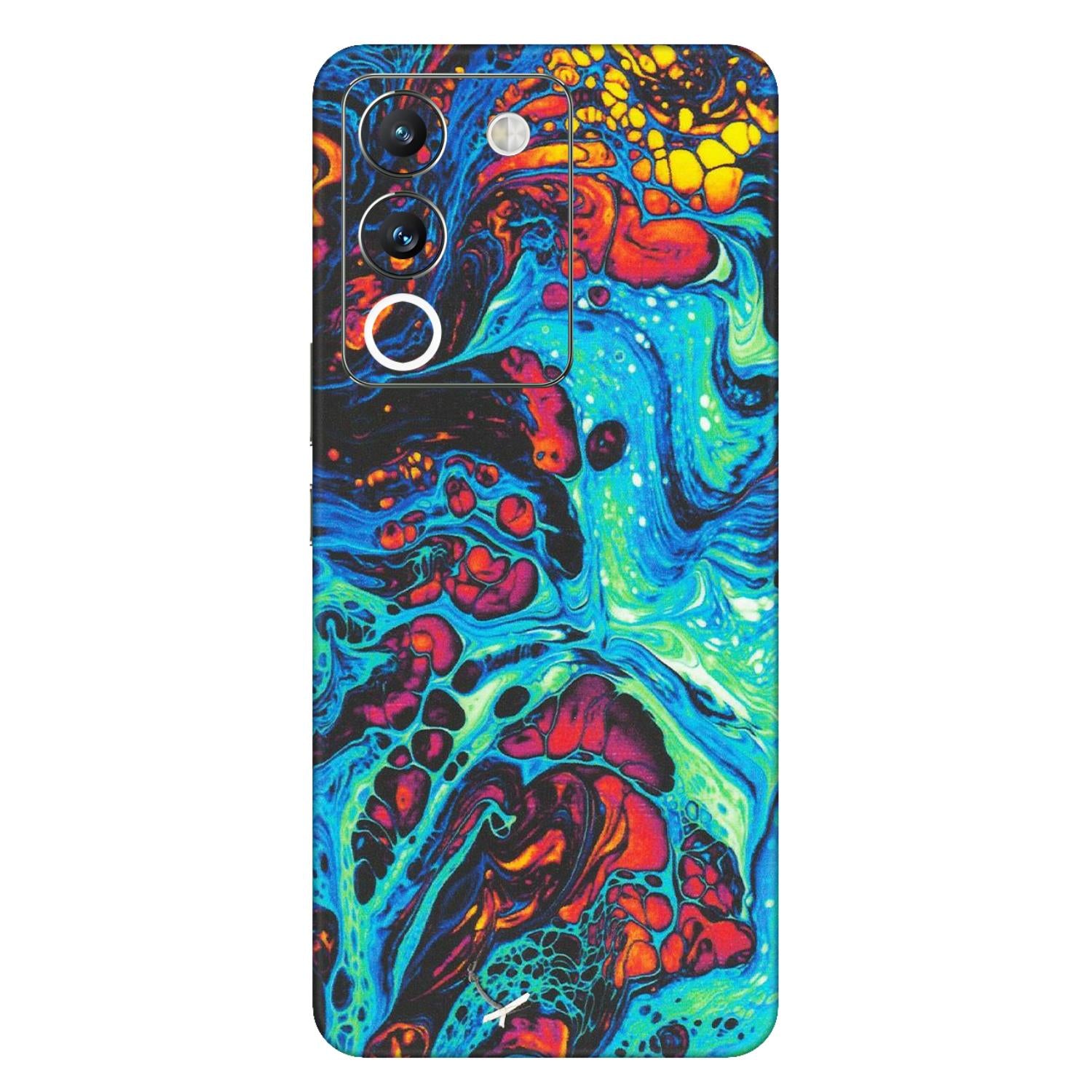 VIVO Y Series Phone Skins (All Models) - Majestic Galactic Marbel - Matte Finish (M-85) Vivo Y200 (5G)