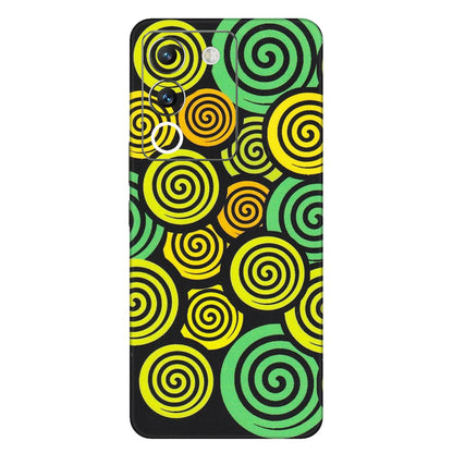 VIVO Y Series Phone Skins (All Models) - Crazy Spiral - Matte Finish (M-91) Vivo Y200 (5G)