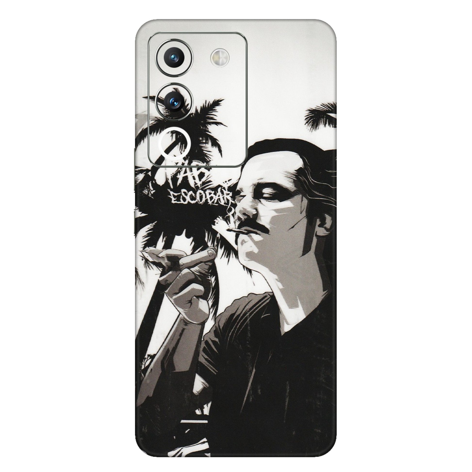 VIVO Y Series Phone Skins (All Models) - Pab Escobar - Transparent Finish (T-05) Vivo Y200 (5G)